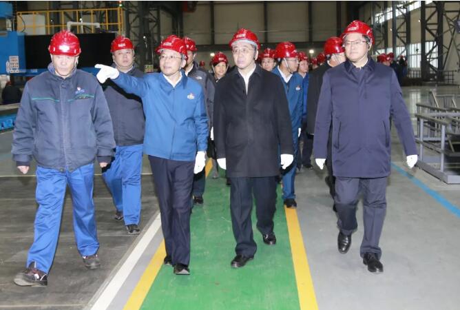 雷凡培、杨金成到渤船集团调研